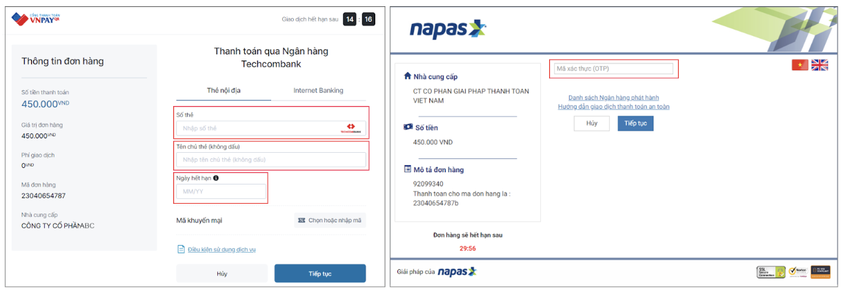 Payment Display